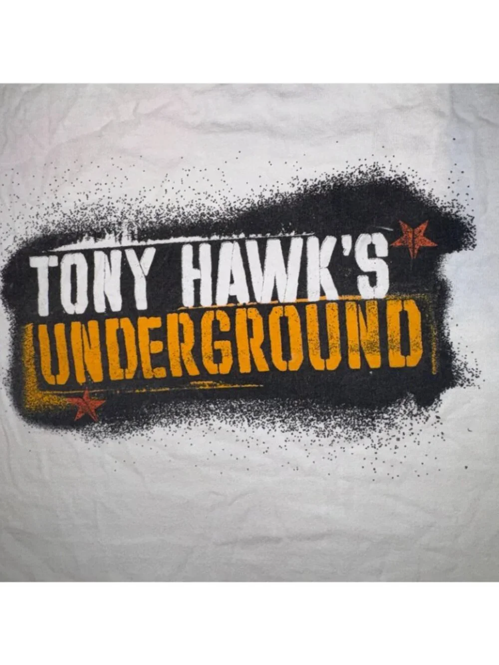 Vintage 2003 Tony Hawk's Underground T Shirt XL White Game Promo THUG Skater